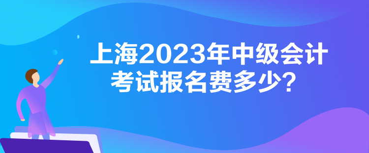 上海2023年中級(jí)會(huì)計(jì)考試報(bào)名費(fèi)多少？