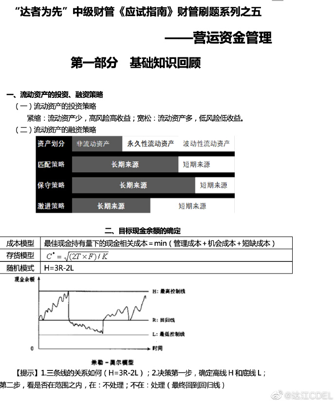 【達者為先】7月7日19時達江中級財務(wù)管理應(yīng)試指南刷題直播