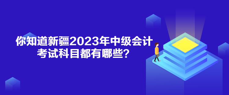 你知道新疆2023年中級(jí)會(huì)計(jì)考試科目都有哪些？