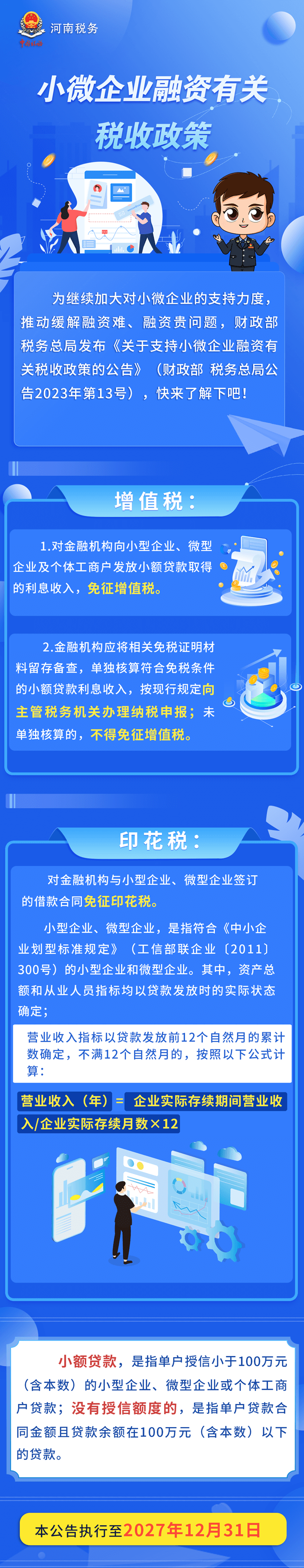 免增值稅！免印花稅！支持小微企業(yè)融資