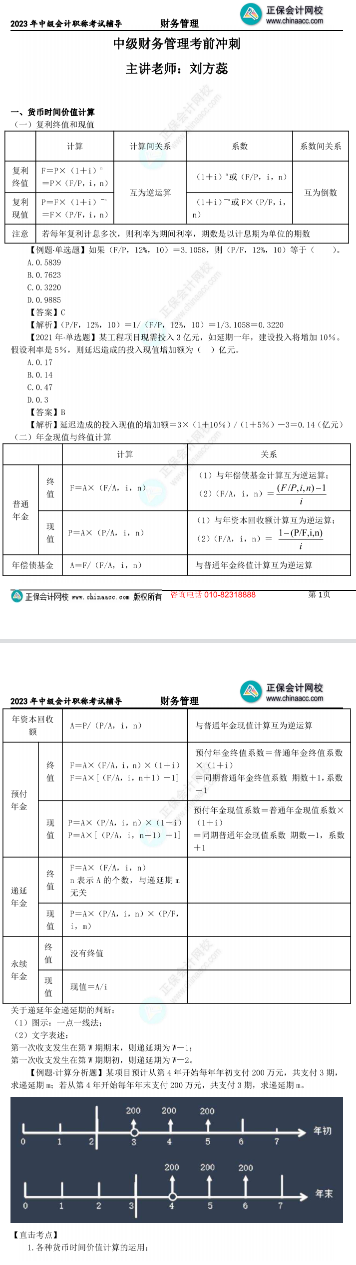 【下載】劉方蕊：2023中級(jí)會(huì)計(jì)財(cái)務(wù)管理考前沖刺講義