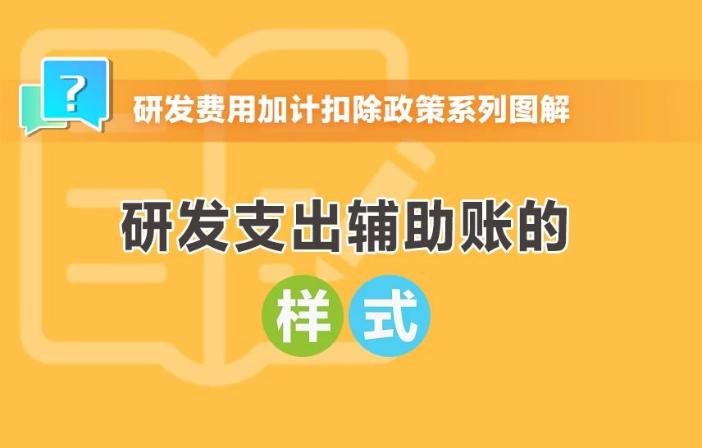 研發(fā)支出輔助賬的樣式有哪些？一組圖帶你了解