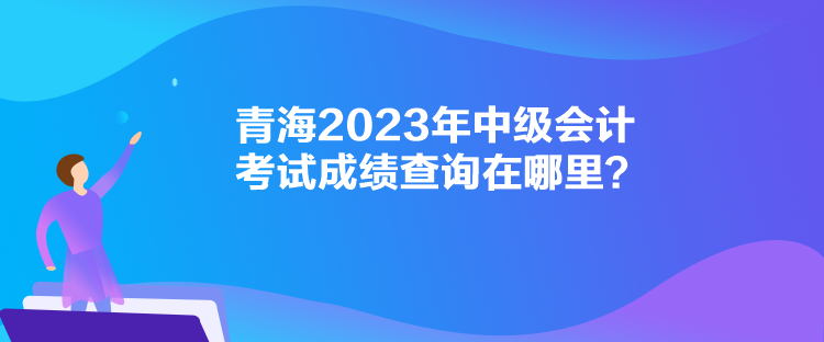 青海2023年中級會計考試成績查詢在哪里？