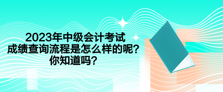 2023年中級(jí)會(huì)計(jì)考試成績(jī)查詢(xún)流程是怎么樣的呢？你知道嗎？