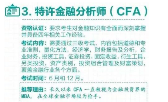 為什么要考CFA？一文帶你了解CFA含金量！