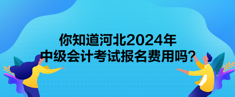 你知道河北2024年中級會計考試報名費用嗎？