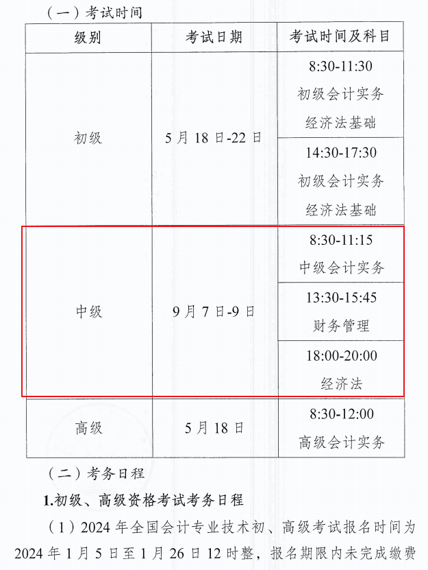 西藏阿里2024年中級會(huì)計(jì)職稱報(bào)名簡章