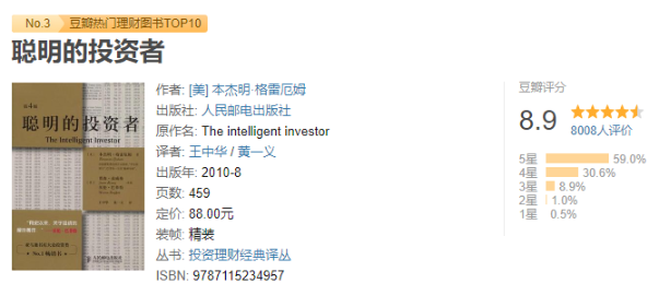 CFA入行必看！豆瓣均分8.0+的金融書！