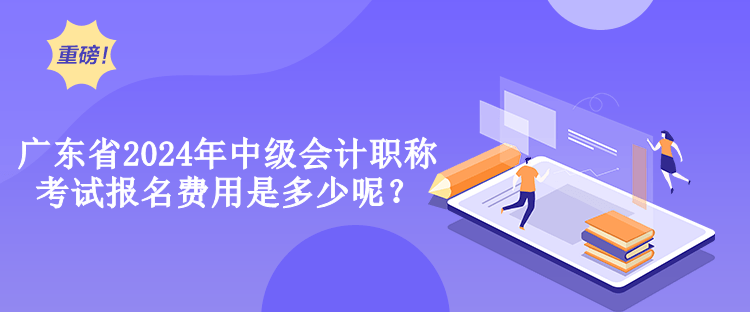 廣東省2024年中級(jí)會(huì)計(jì)職稱考試報(bào)名費(fèi)用是多少呢？