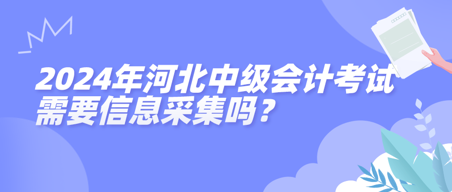 2024河北中級會(huì)計(jì)信息采集