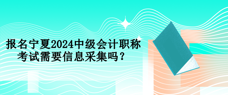 報名寧夏2024中級會計(jì)職稱考試需要信息采集嗎？