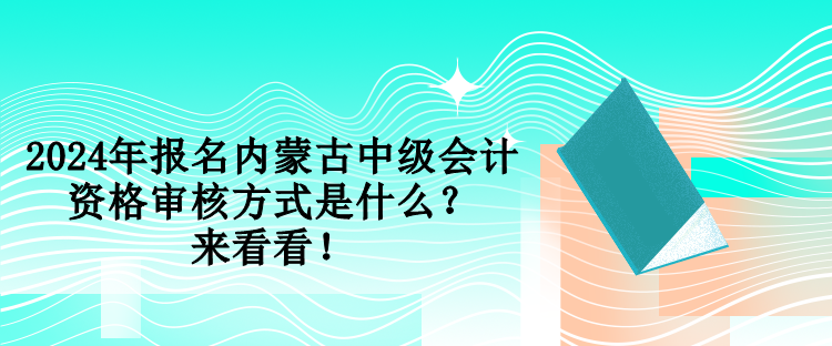 2024年報(bào)名內(nèi)蒙古中級(jí)會(huì)計(jì)資格審核方式是什么？來(lái)看看！