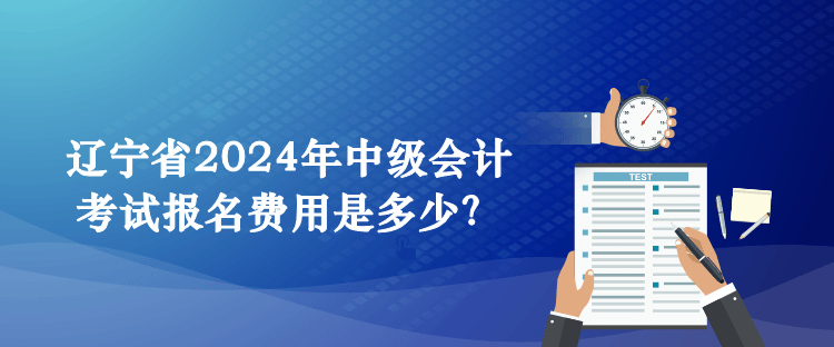 遼寧省2024年中級(jí)會(huì)計(jì)考試報(bào)名費(fèi)用是多少？