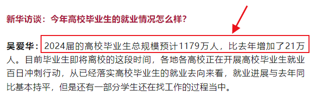 2024畢業(yè)生人數(shù)再創(chuàng)新高，大學生就業(yè)何去何從？