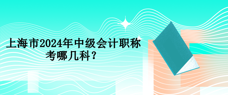 上海市2024年中級(jí)會(huì)計(jì)職稱考哪幾科？