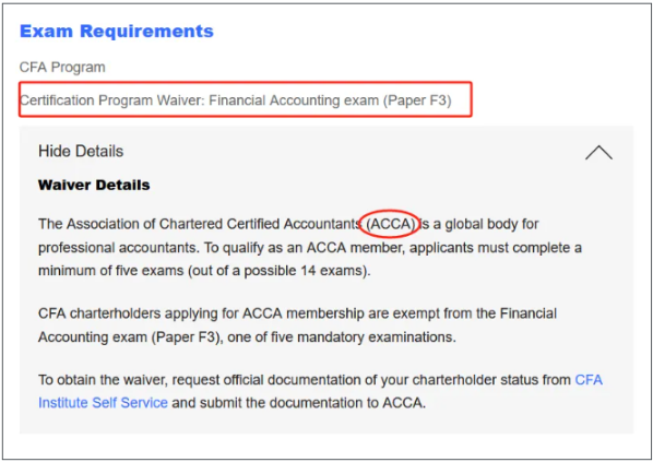 拿到CFA證書居然可以免考這些證書！