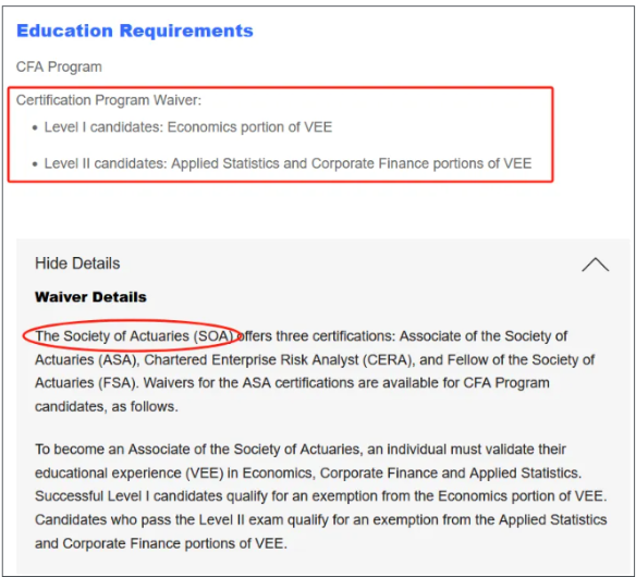拿到CFA證書居然可以免考這些證書！