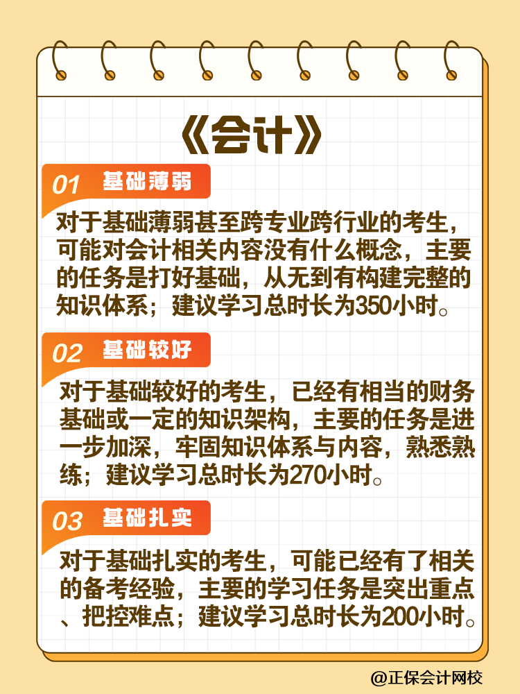 考生關(guān)注！2025年注會各科目建議學(xué)習(xí)時長