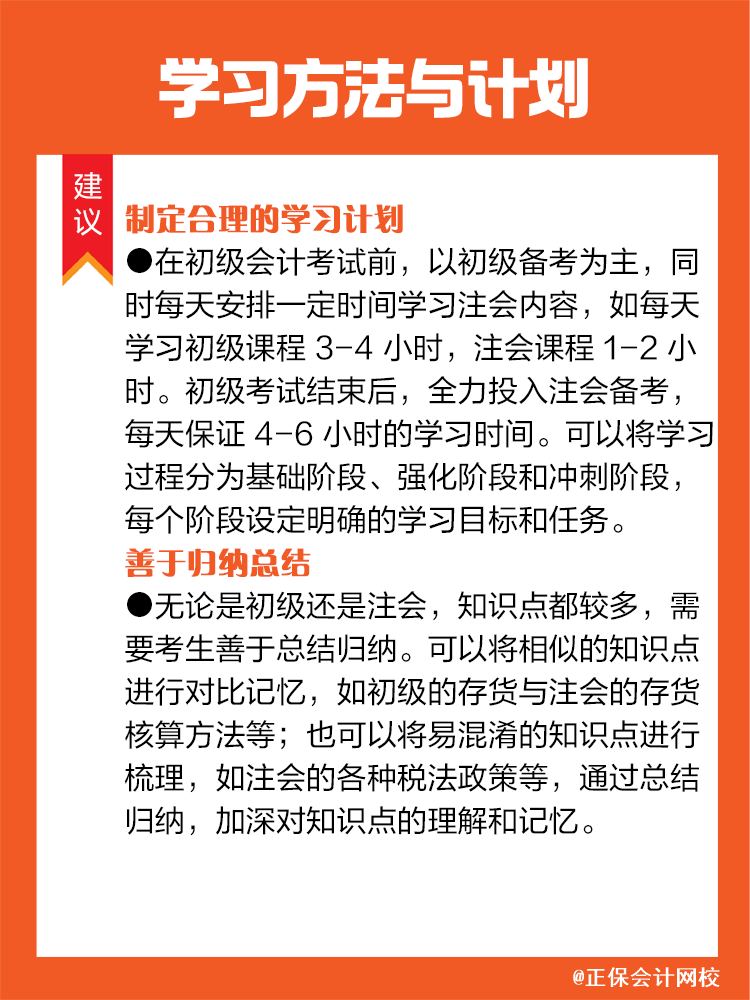 學習方法與計劃