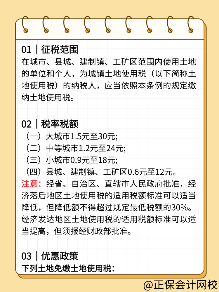 一文幫您→理清城鎮(zhèn)土地使用稅要點(diǎn)