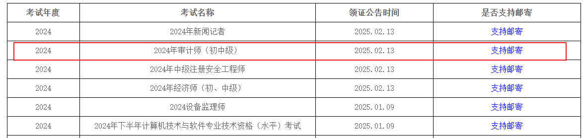 四川雅安2024年中級(jí)會(huì)計(jì)證書(shū)領(lǐng)取通知